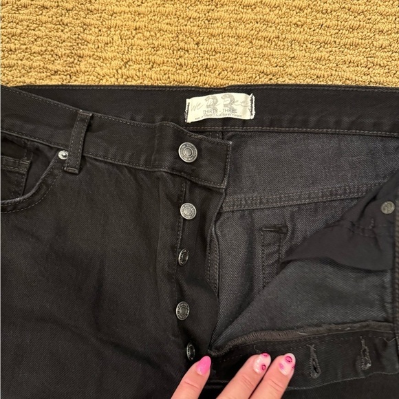 Free People Maggie Mid-Rise Straight-Leg Jeans size 31 SHORT NWT - Picture 6 of 6